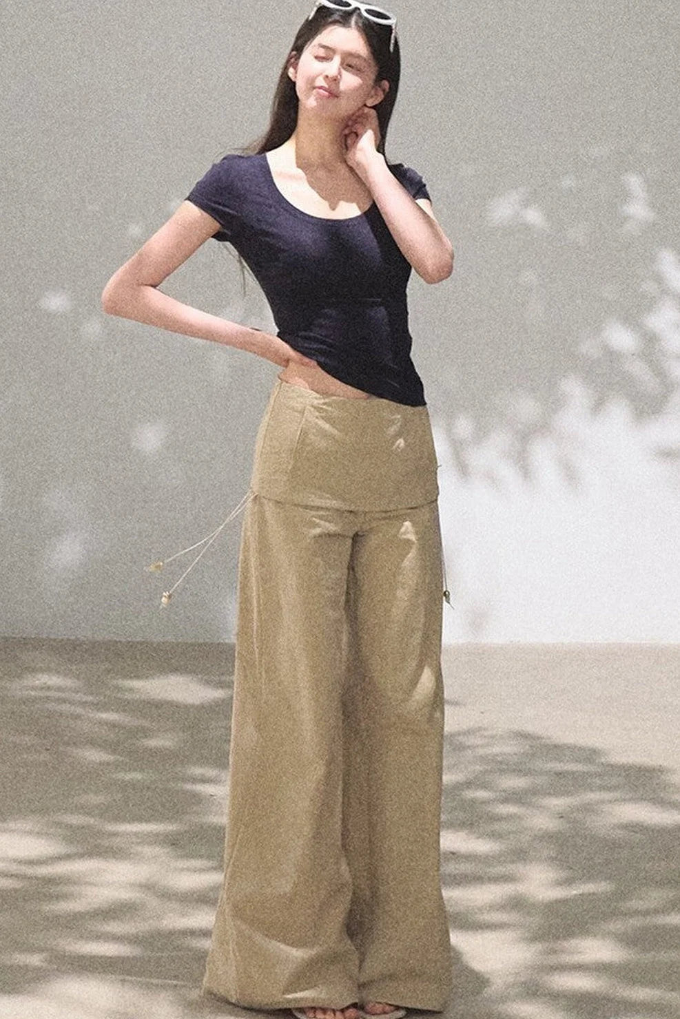 Slim-Fit U-Neck Lyocell Top