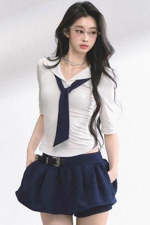 Slim Fit White Tee