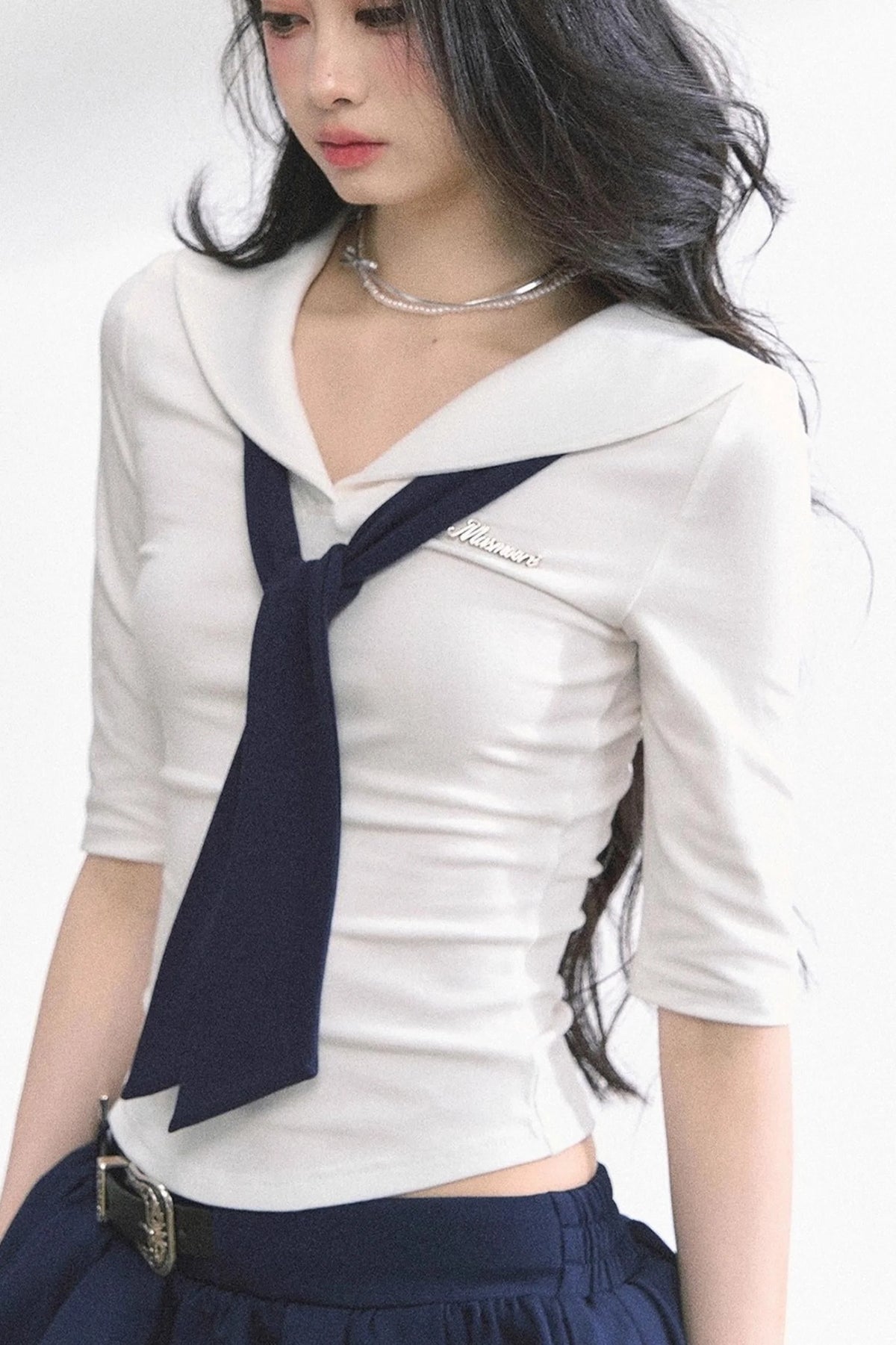 Slim Fit White Tee