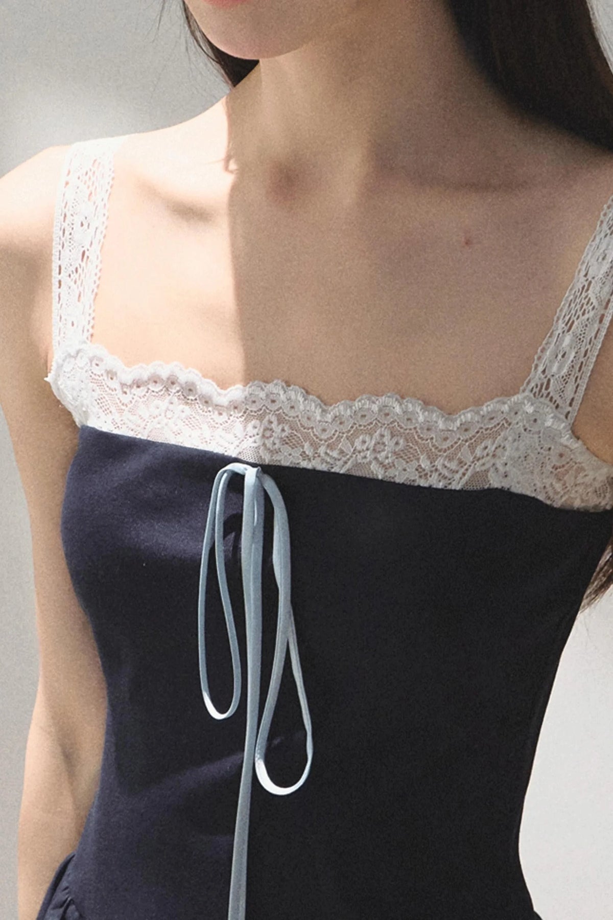 Slim Halter Tencel Hemp Dress