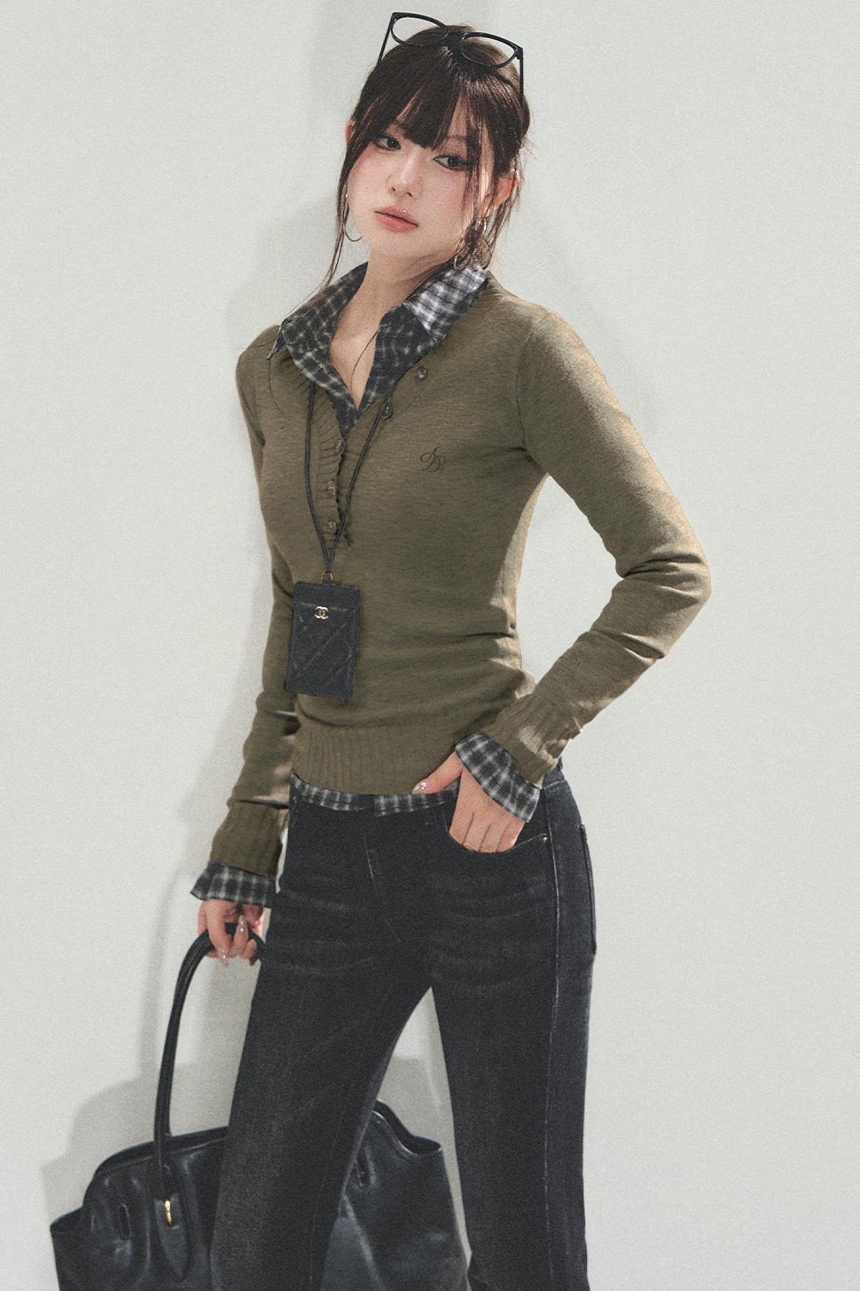 Slim Knitted Base Shirt