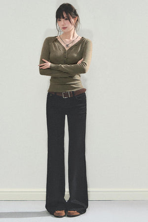Slim Knitted Base Shirt