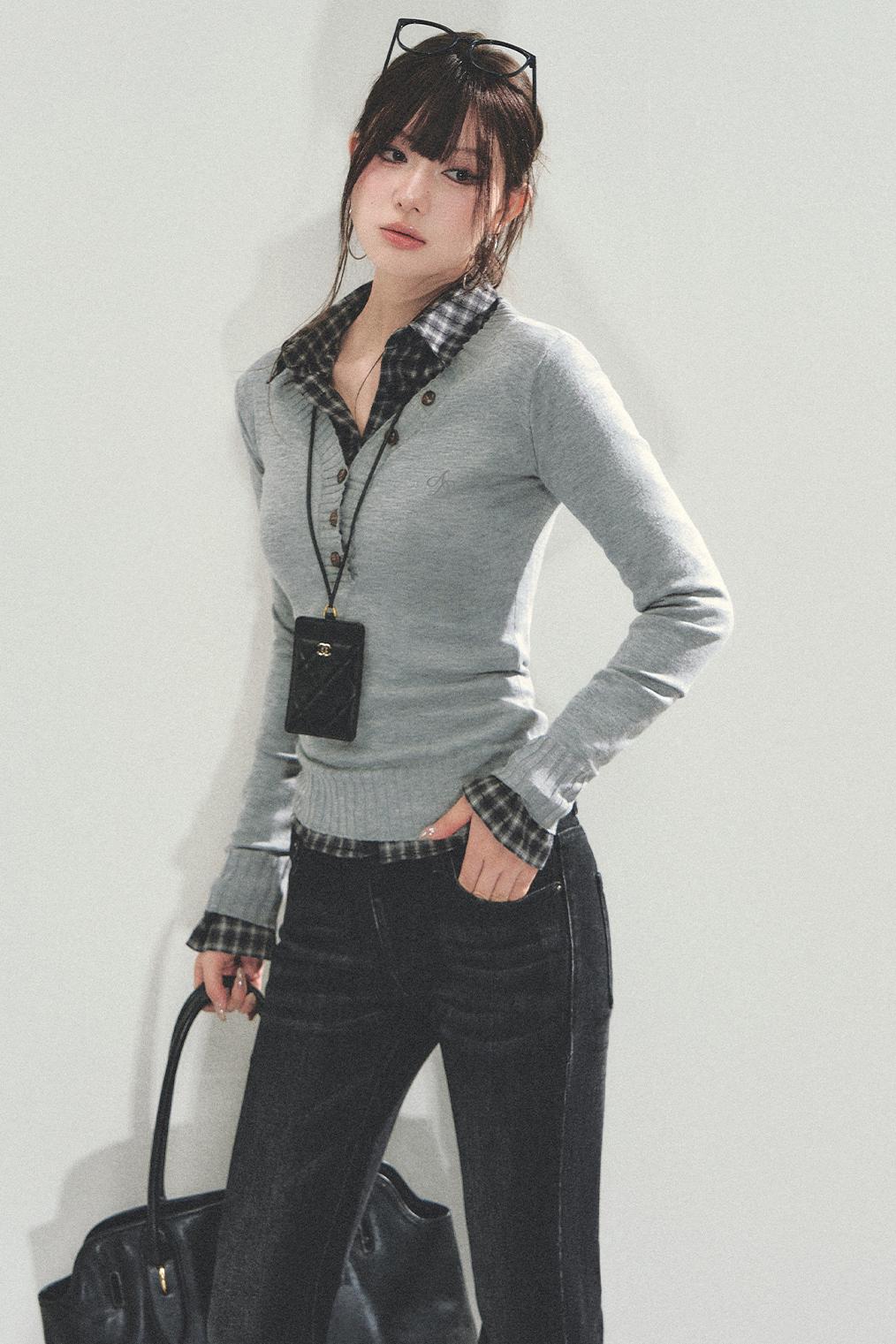 Slim Knitted Base Shirt