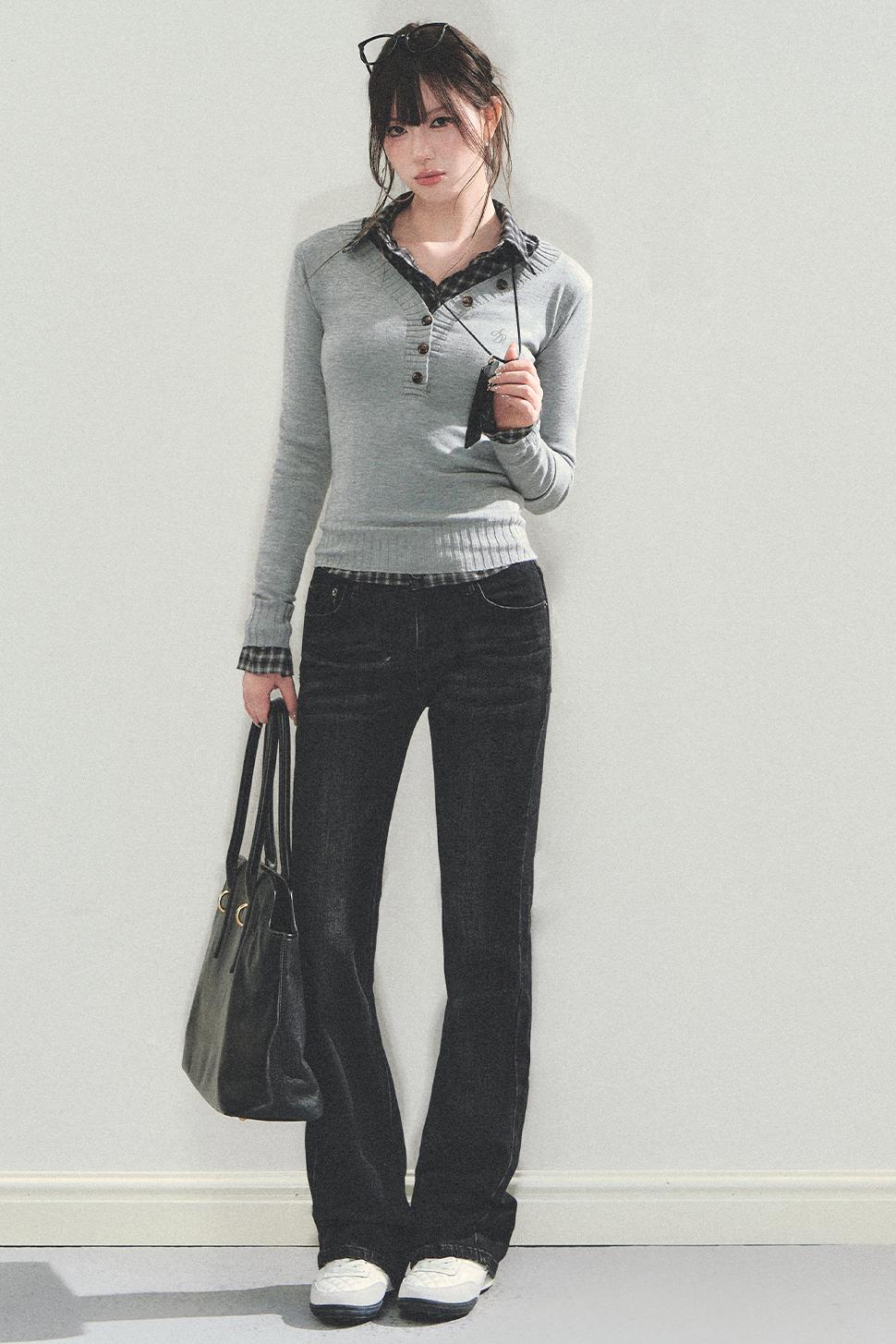 Slim Knitted Base Shirt