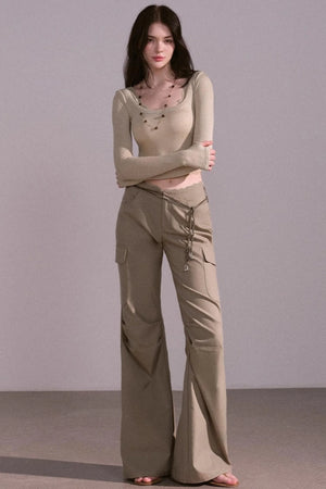 Slim Long-Sleeved Top