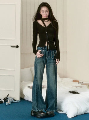 Slim Slightly Flared Pants