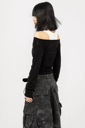 Slim Spice Girl Long Sleeve Top