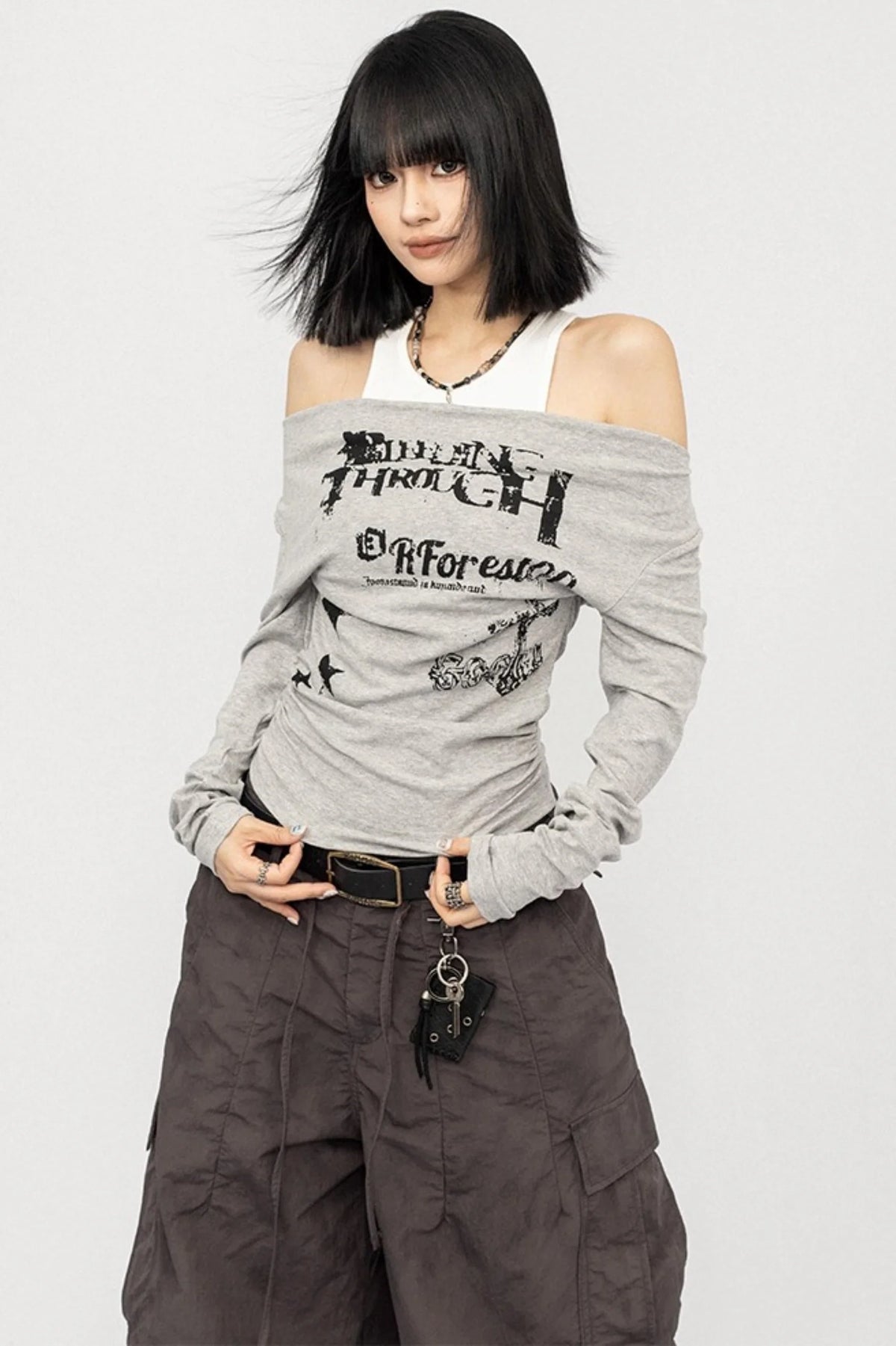 Slim Spice Girl Long Sleeve Top