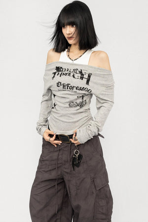 Slim Spice Girl Long Sleeve Top