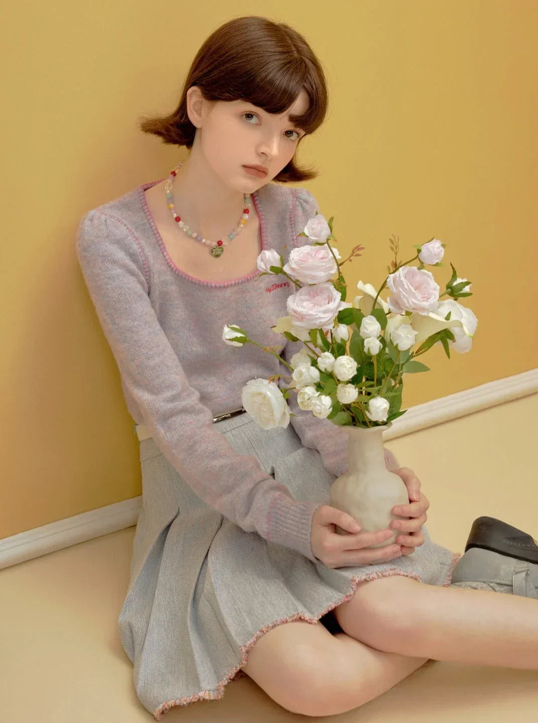 slim sweater tops