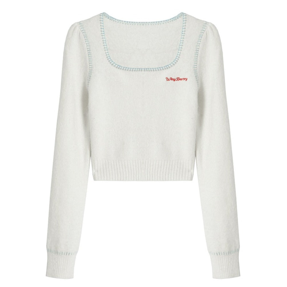 slim sweater tops