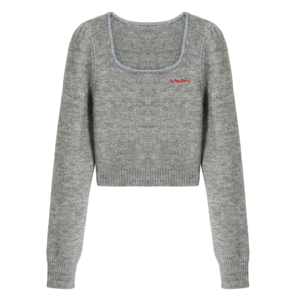 slim sweater tops