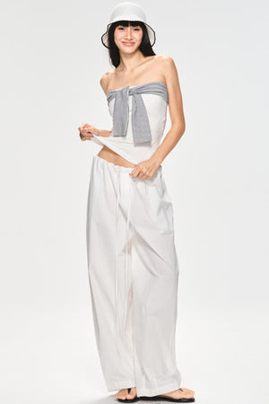 Slim Tie-Front Top