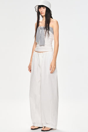 Slim Tie-Front Top