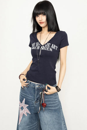 Slim V-Neck Tee