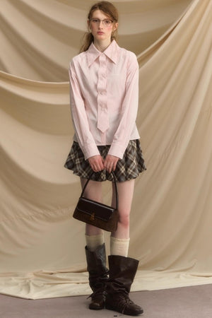 Slim Vertical Striped Shirt
