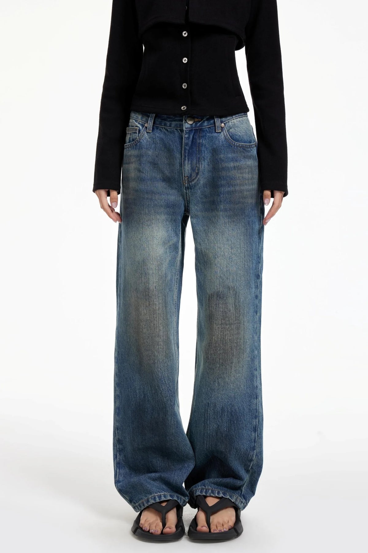Slim Vintage Pocket Trousers