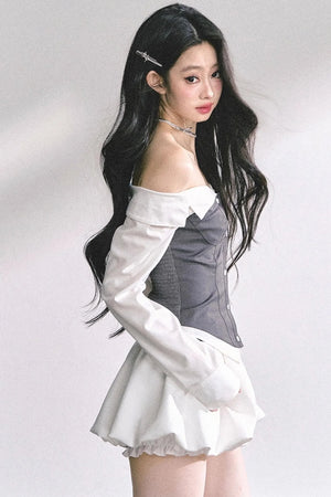 Slimming Hot Girl One-Shoulder Tops