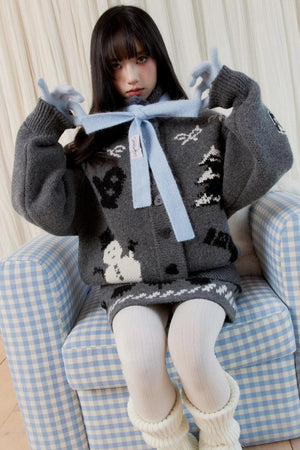 Slouchy Fair Isle Sweater Set-Up