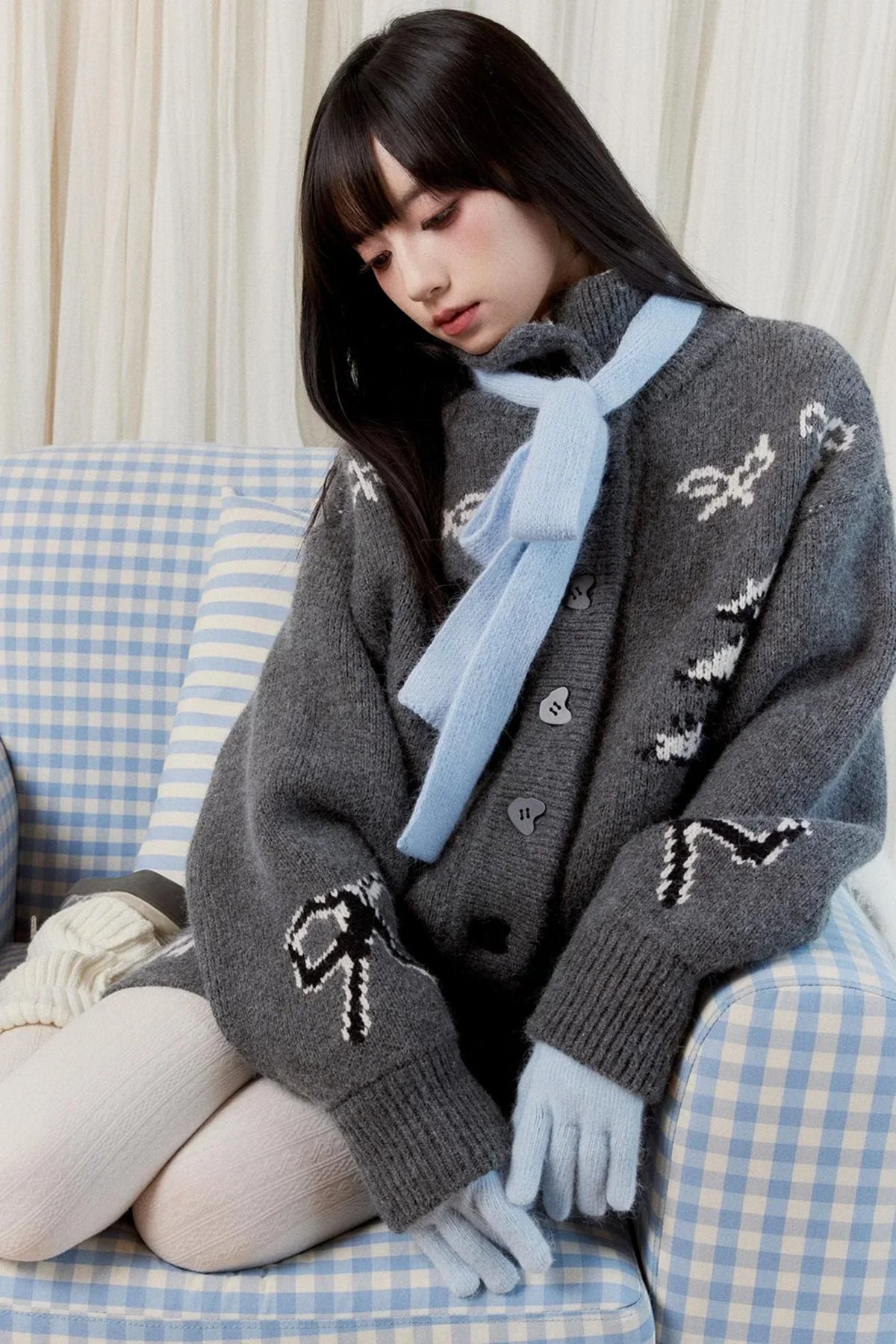 Slouchy Fair Isle Sweater Set-Up