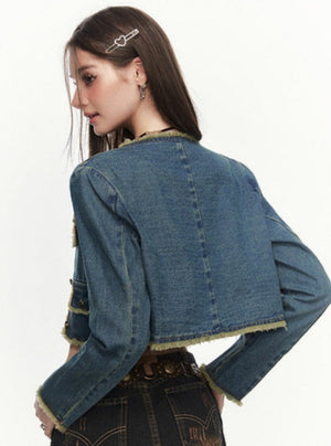 Small Fragrant Fur Short Cowboy Coat