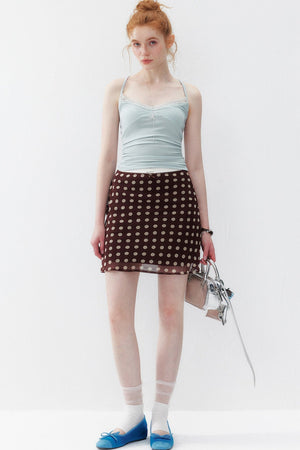 Small Wave Chiffon A-Line Skirt