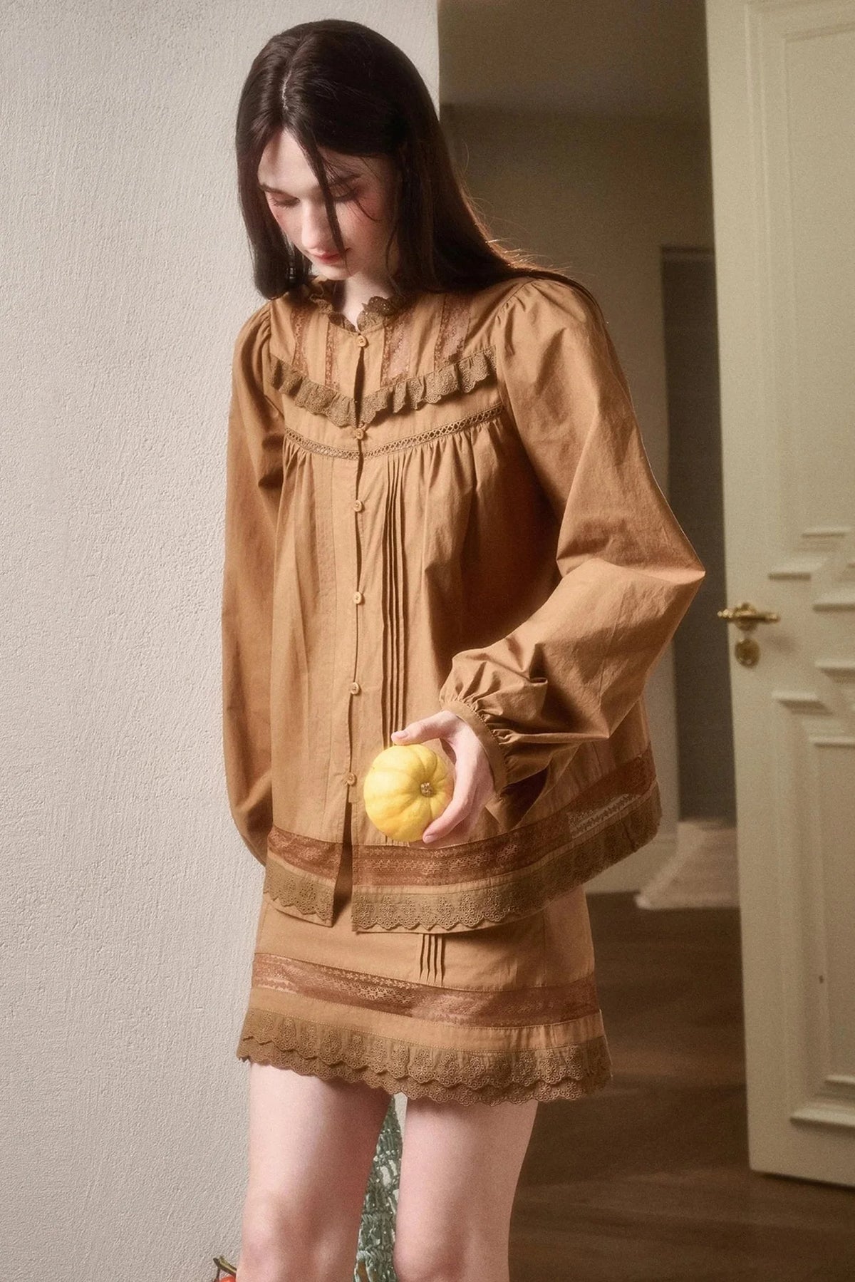 Small World Natural Cotton Skirt Set-Up