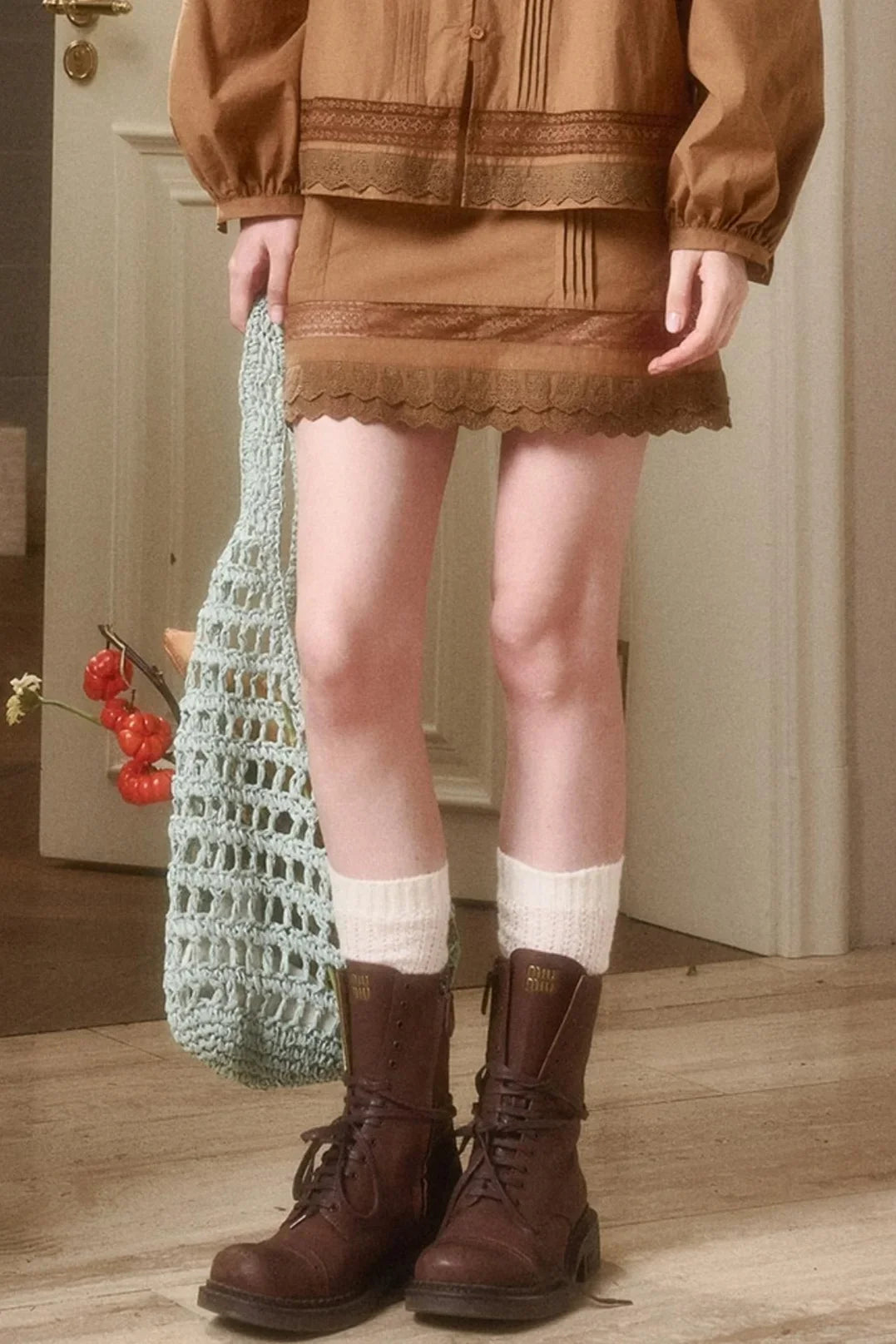 Small World Natural Cotton Skirt Set-Up
