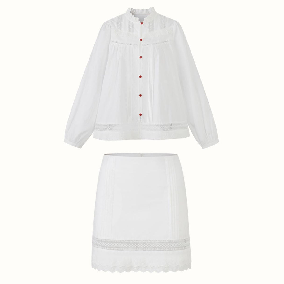 Small World Natural Cotton Skirt Set-Up
