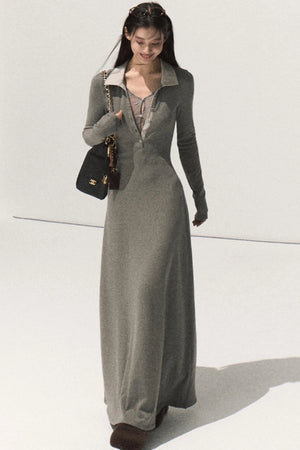 Smoke Cinched Waist Dress