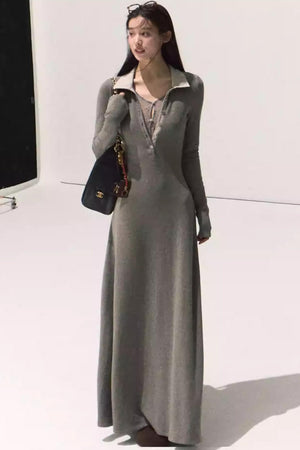 Smoke Cinched Waist Dress