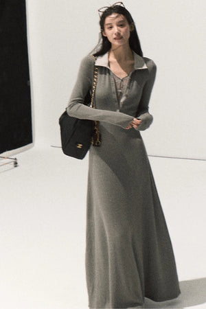 Smoke Cinched Waist Dress