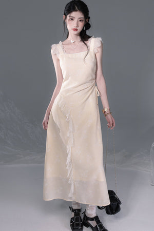 Snow Bud Lace Camisole Dress