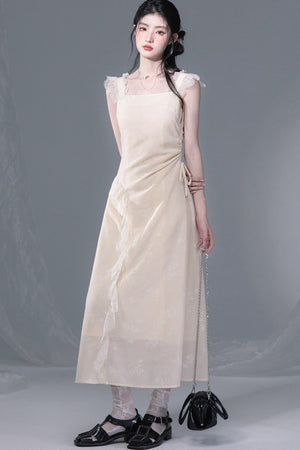Snow Bud Lace Camisole Dress