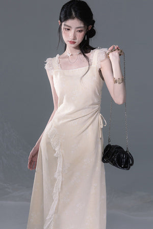 Snow Bud Lace Camisole Dress