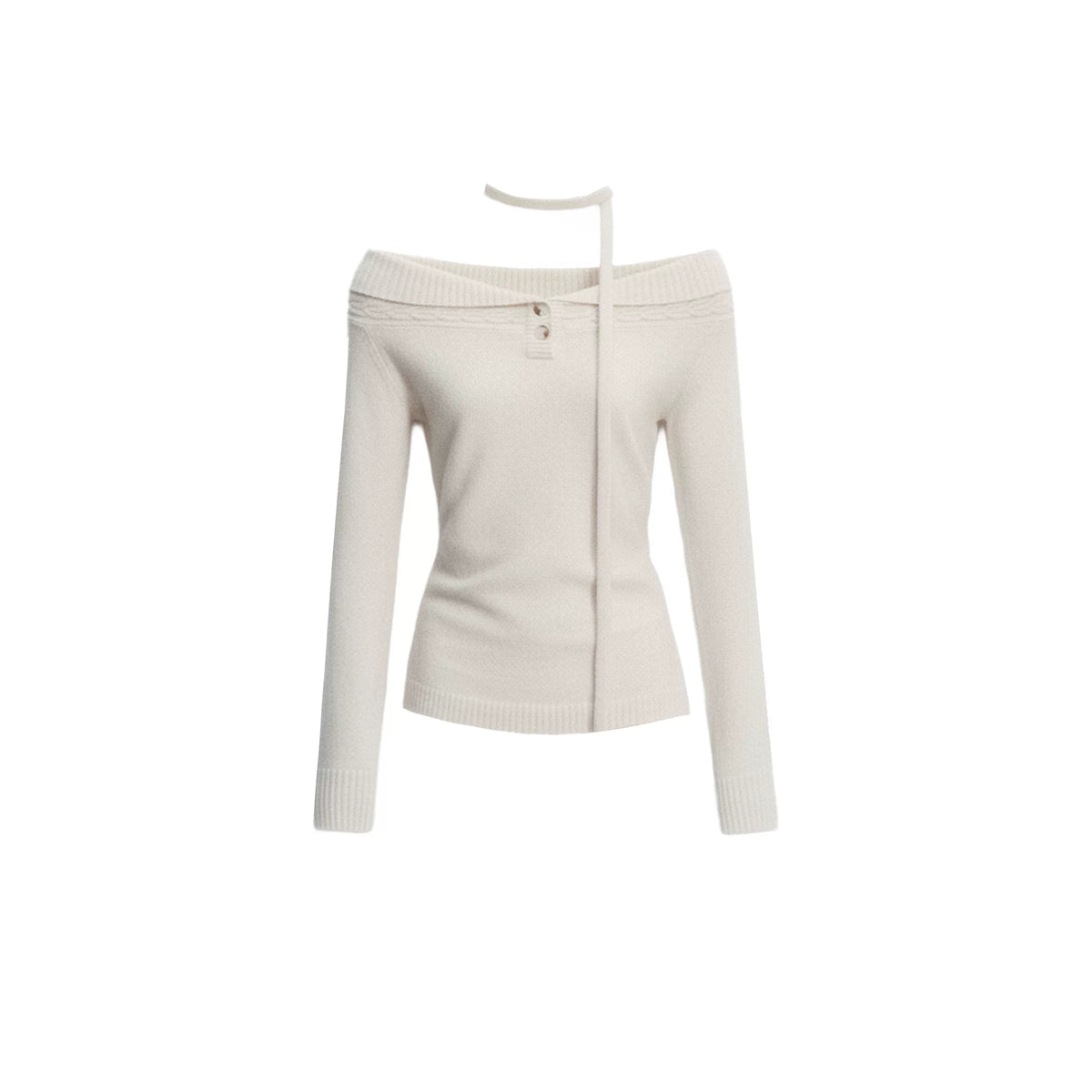 Snow Creek Off-Shoulder Sweater