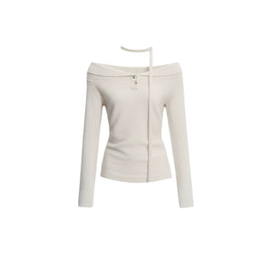Snow Creek Off-Shoulder Sweater