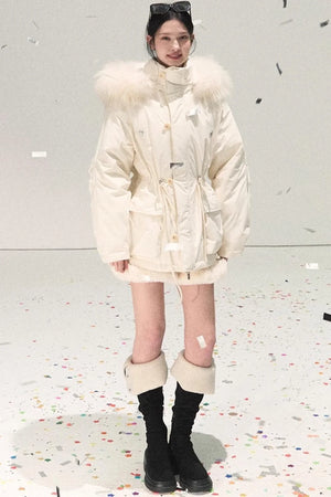 Snowfall Lace Knitted Dress