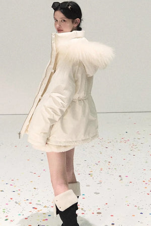 Snowfall Lace Knitted Dress