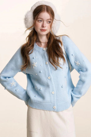 Snowflake Knit Cardigan