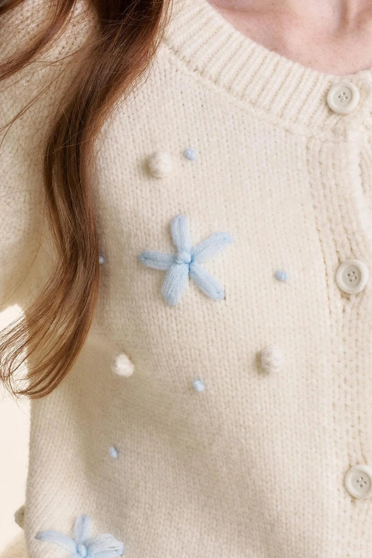 Snowflake Knit Cardigan