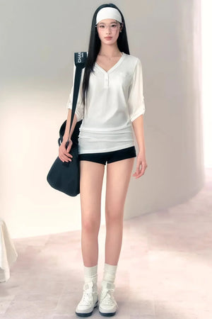 Snowflake Linen Blouse
