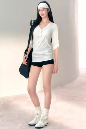 Snowflake Linen Blouse