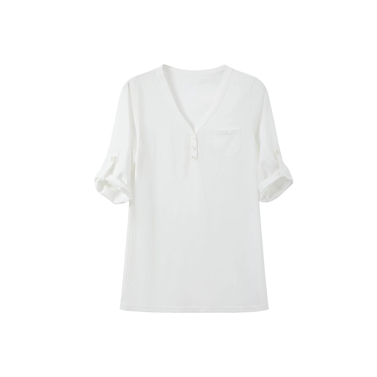 Snowflake Linen Blouse