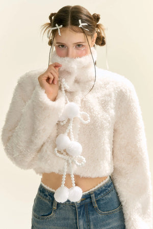 Snowy Hot Eco-Friendly Fur Coat