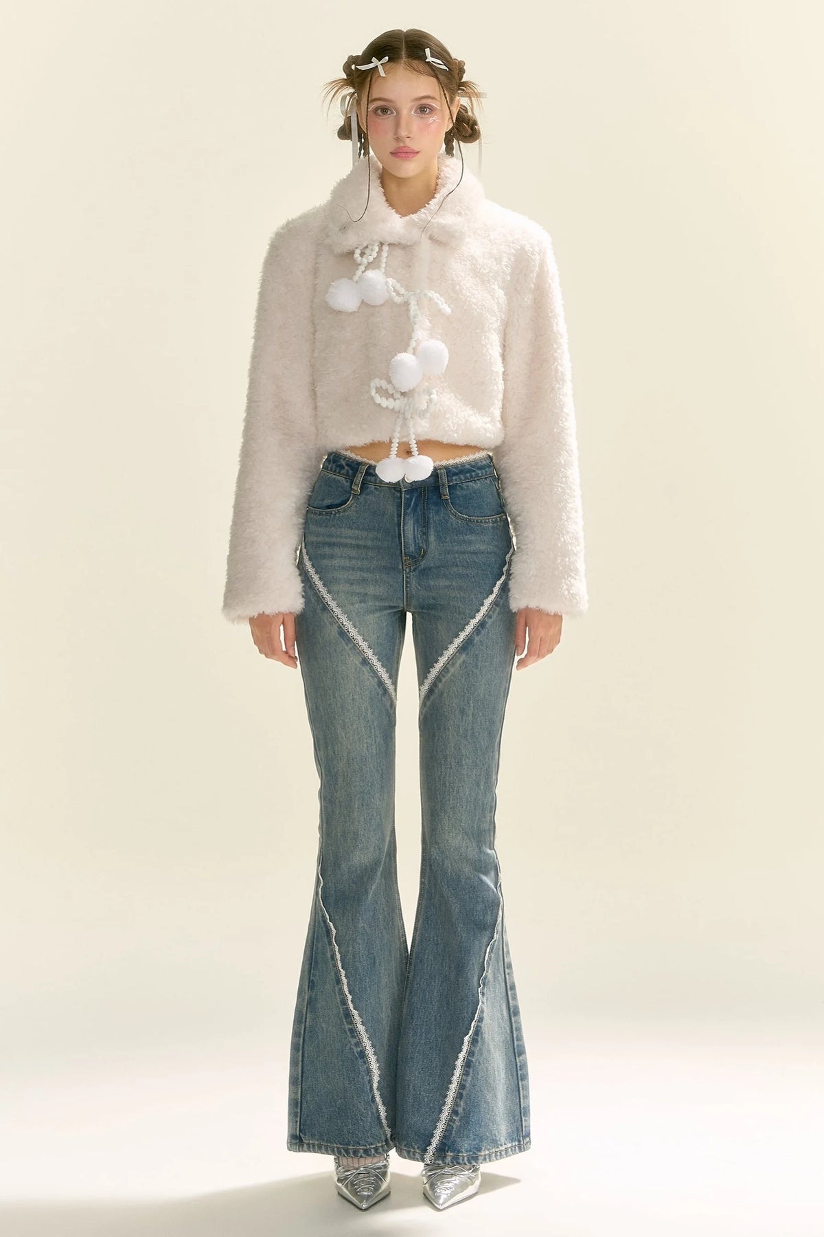 Snowy Hot Eco-Friendly Fur Coat