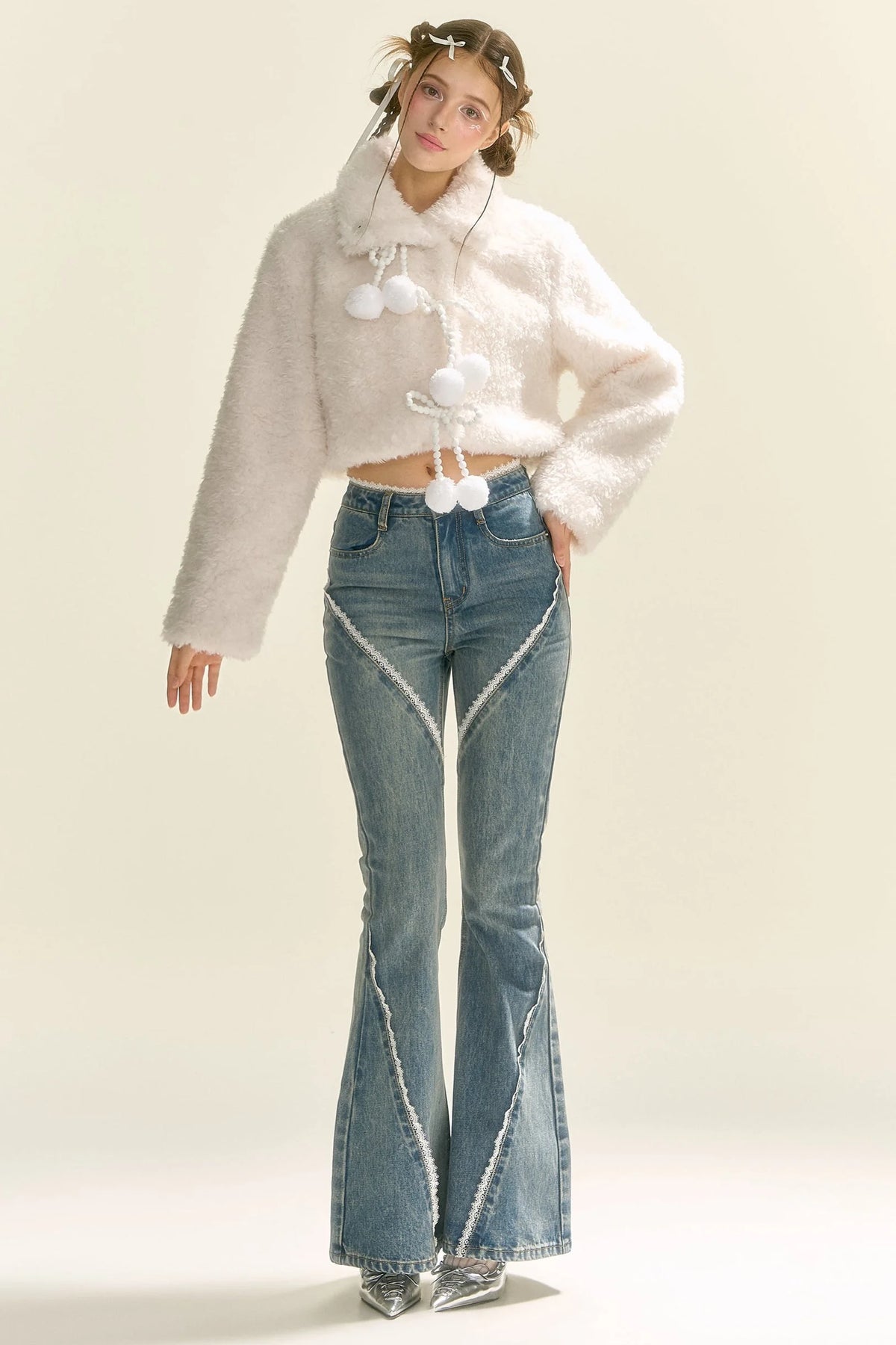 Snowy Hot Eco-Friendly Fur Coat