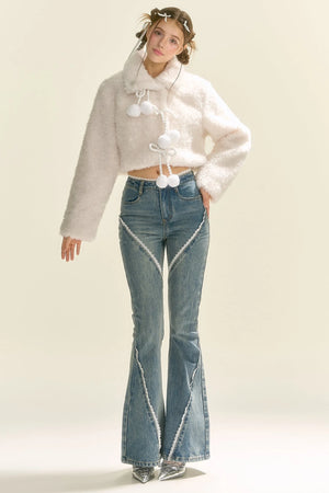 Snowy Hot Eco-Friendly Fur Coat