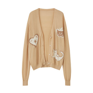 Soft Apple Design Cardigan