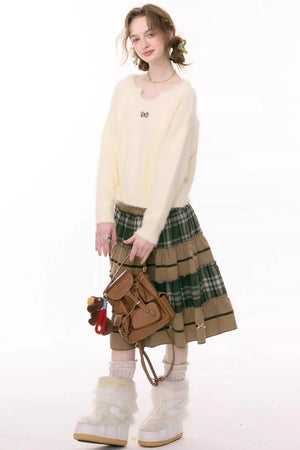 Soft Cloud Bow Sweater